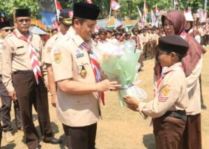 Tinjau Perkemahan, Bupati Pemalang Sisipkan Pesan Moral