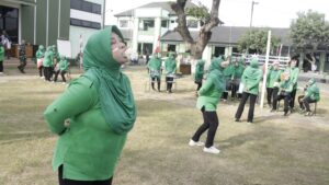 Gebyar Kemerdekaan: Persit KCK Cabang XXI Kodim Pemalang Penuh Semangat Rayakan HUT RI Ke-79