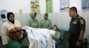 Persit KCK Cabang XXI Dim 0711/Pemalang Melaksanakan Pemeriksaan Inspeksi Visual Asam (IVA)