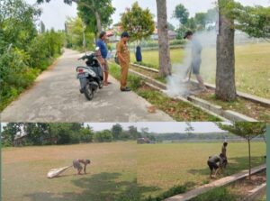 Lapangan Kalimas Kembali Bersih, Pasca Senam Massal yang Dihadiri Ribuan Peserta