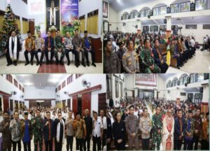 Dandim Pemalang dan Forkopimda Pantau Perayaan Natal 2024, Tegaskan Pentingnya Toleransi Beragama