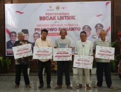 Becak Listrik dari Presiden Gembirakan Pengayuh Lansia Pemalang