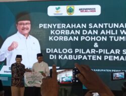 Bakti Sosial Mensos di Pemalang: Gus Ipul Beri Santunan dan Siagakan Lumbung Sosial Pasca Pohon Tumbang