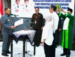 Lantik 30 Pejabat, Bupati Pemalang Anom Widyantoro Ingatkan Soal Integritas dan Anti Korupsi