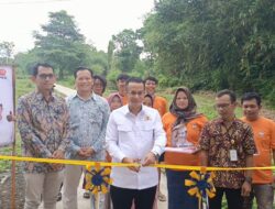 Akses Ziarah Makin Nyaman, Rizal Bawazier Resmikan Jalan Makam Desa Mejagong.