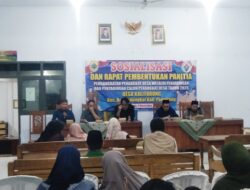 Pemdes  Kalitorong Bentuk Panitia Seleksi Perangkat Desa.