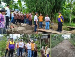 Bupati Anom Tinjau Proyek Padat Karya Desa Beluk, Warga Sambut Baik Pembangunan Jalan Baru.