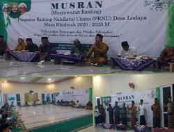 Musran NU Desa Lodaya: Surino Terpilih Jadi Ketua Tanfidziyah, Siap Pimpin Periode 2025-2030