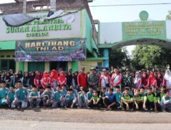 Kodim 0711/Pemalang Gelar Karya Bakti di Ponpes, Perkuat Kemanunggalan TNI-Rakyat