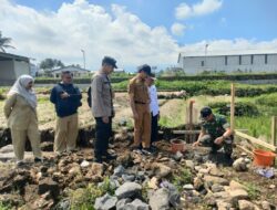 Perkuat Ekonomi Desa, Danramil Moga Letakkan Batu Pertama Pembangunan Gedung Koperasi Merah Putih