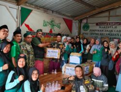 Wujud Kepedulian, MWC NU Randudongkal Salurkan Bantuan bagi Pengungsi Banjir Penakir