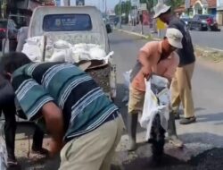 Gerak Cepat! Tim UPJI VIII Comal Perbaiki Jalan Lingkar Kota