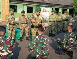 Perkuat Jiwa Korsa, Letkol Inf Muhammad Arif Pimpin Tradisi Penerimaan Anggota Baru Kodim 0711/Pemalang