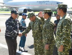 Pangdam IV/Diponegoro Dampingi Menhan dan Panglima TNI Tinjau Latihan Operasi Laut Gabungan 2026