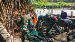 Kodim 0711/Pemalang Bangun Jembatan Garuda di Desa Sikasur, Ini Progresnya