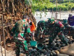Kodim 0711/Pemalang Bangun Jembatan Garuda di Desa Sikasur, Ini Progresnya