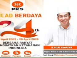 Milad ke-24 PKS: Rizal Bawazier Serukan Politik Pengabdian dan Solusi Nyata untuk Rakyat