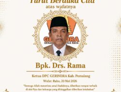 Gerindra Pemalang Berduka, Ketua DPC Drs. Rama Tutup Usia.