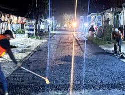 Ada Proyek Pengaspalan Jalan Petarukan – Gondang, Pengendara Diimbau Hati-hati