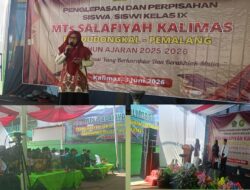 Lulus 100%, Tangis Haru Warnai Perpisahan 92 Siswa MTs Salafiyah Kalimas