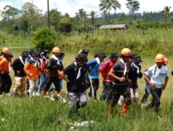 Antisipasi Bencana, Puluhan Relawan Tagana Pemalang Gelar Simulasi Berbasis Masyarakat