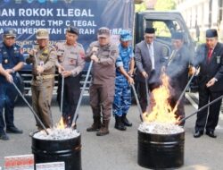 Jutaan Batang Rokok Ilegal Dimusnahkan di Pemalang