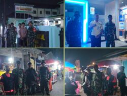 Pastikan Wilayah Tetap Aman, Koramil Moga Gandeng Pemuda Gelar Patroli Malam,