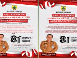 ​Menyambut HUT RI ke-81, Camat Moga Imbau Warga Kibarkan Bendera Merah Putih Serentak Mulai 1 Agustus