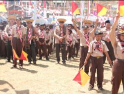 Tinjau Perkemahan Serentak, Plt. Bupati Pemalang Apresiasi Kreativitas dan Semangat Anggota Pramuka
