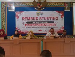 Pemcam Pulosari Melalui Kasi Pelayanan Tegaskan Pentingnya Ketepatan Data dan Anggaran dalam Rembuk Stunting Desa Pulosari