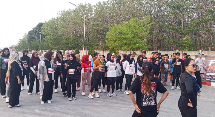 Buka Rangkaian HUT Ke-1, SPKM PT Long Well Internasional Sukses Gelar Fun Run di Pemalang