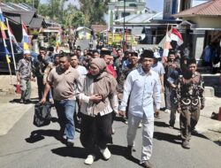 Diantar Ratusan Pendukung, Incumbent Wanto Resmi Daftar Calon Kades Pagenteran