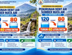 Dampak Kemarau Panjang, Pasokan Air Bersih Tirta Mulia Pemalang Menyusut