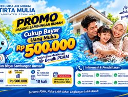 Perumda Tirta Mulia Pemalang Gelar Promo Pasang Baru, Cukup Rp500 Ribu Air Bersih Langsung Mengalir